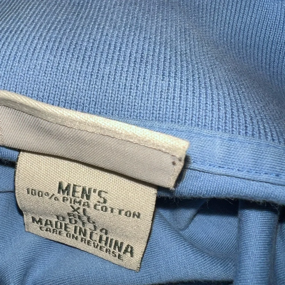 L.l. Bean polo shirt, light blue, XL, wrinkled from being folded, lots of life!
